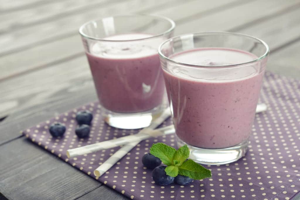 Blueberries & Cream Smoothie