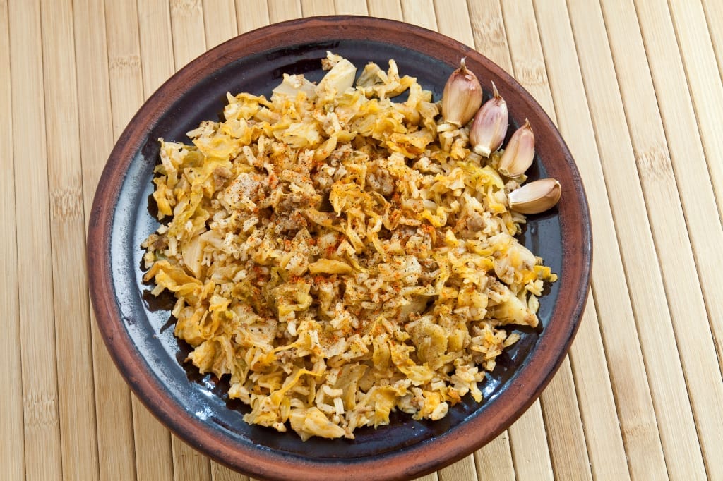 Turkey and Cabbage Skillet